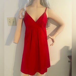 NY&Co. Red spagetti strap midi dress